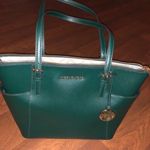 Emerald / Hunter Green Michael Kors with Dust Bag